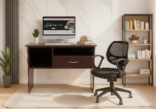 Verona Wooden Study Table and Chair Combo